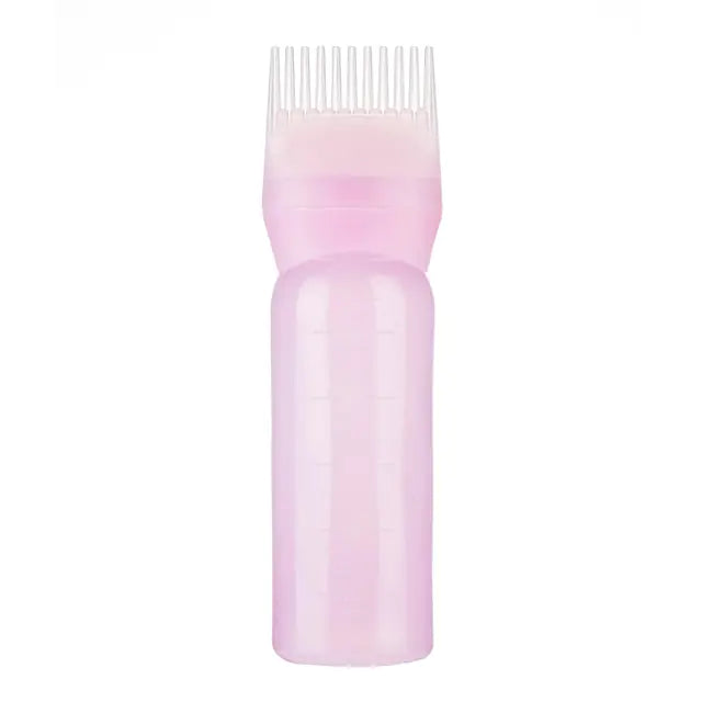 Tinte para Cabello Multicolor de 120 ml con Botella Recargable, Aplicador y Peine Dispensador