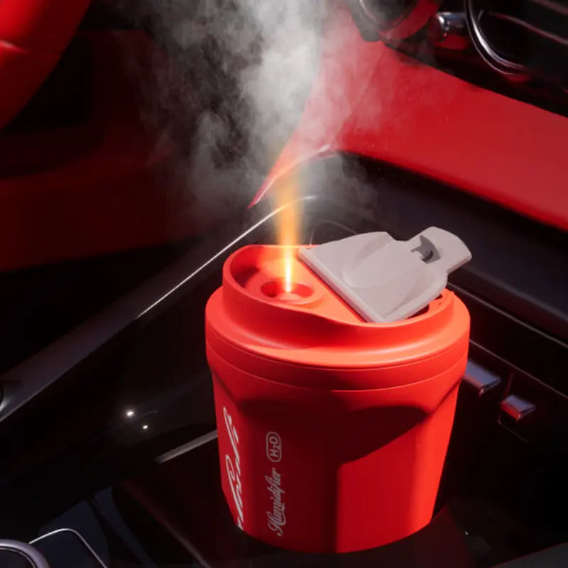 Humidificador Recargable Vaso Coca-Cola 400ml: Innovación y Estilo en su Hogar