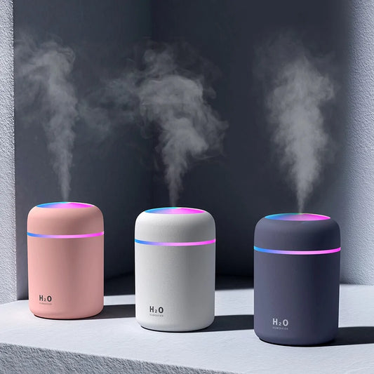 Mini Humidificador de Aire USB Color Cup de 300 ml con Luces LED - ¡Transforma tu Espacio!